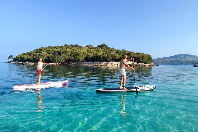 Stand Up Paddle-boarding around Ksamil islands (3 times a day) - Ari’s coaching: how beginners actually get comfortable on the water