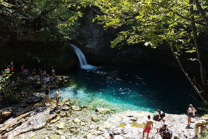 Theth Guided Tour from Shkoder - Grunasi Waterfall: 25 m of power and the rainbow effect