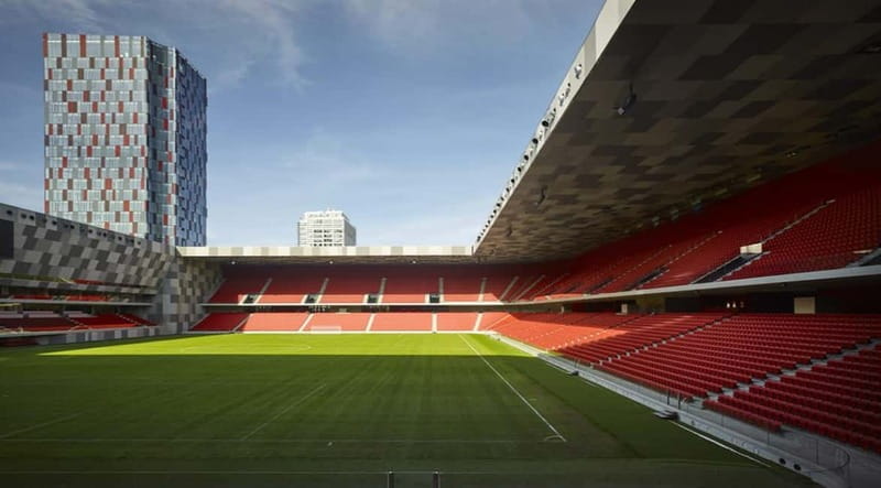 Tirana: Albania Stadium Guided Tour - Inside the seating bowl: steep views from VIP and general areas
