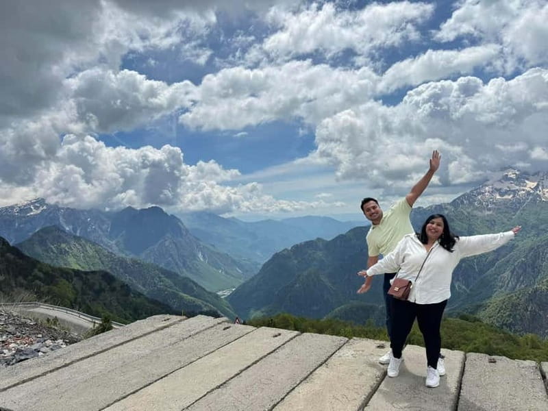 Tirana: Albanian Alps and Theth Village Day Tour - Boge village and Qafe Thore, where photos come with context