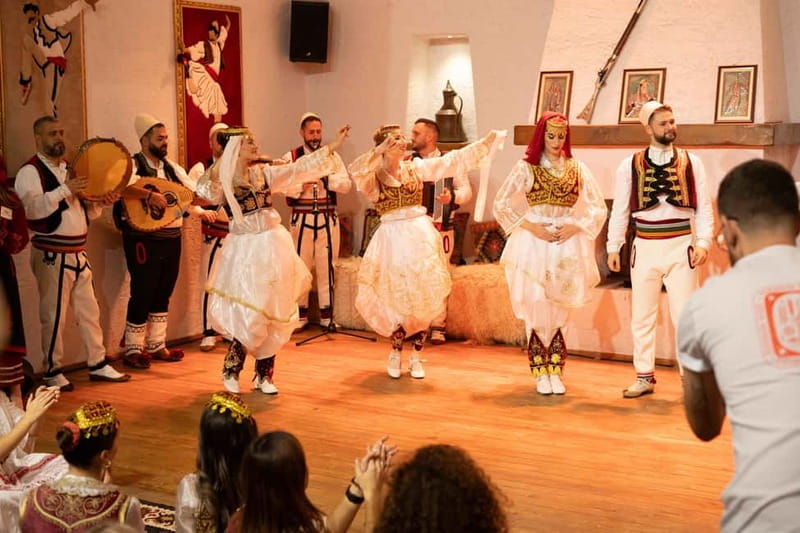 Tirana: Albanian Night Cultural Dance & Music Experience - Albanian Night, Right by Skanderbeg Square