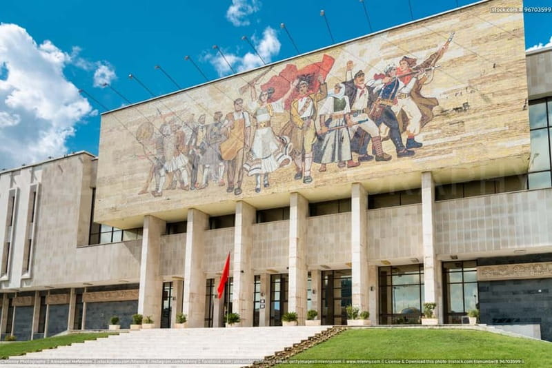Tirana: Communism History Tour - Scanderbeg Square, Mosque, and the Clock Tower: Your National Backstory in One Stop