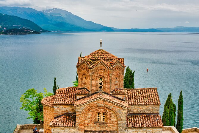 Tirana: Day Tour of Ohrid UNESCO, St Naum and Black Drin Spring - St Naum monastery by the border: church views and garden strolling