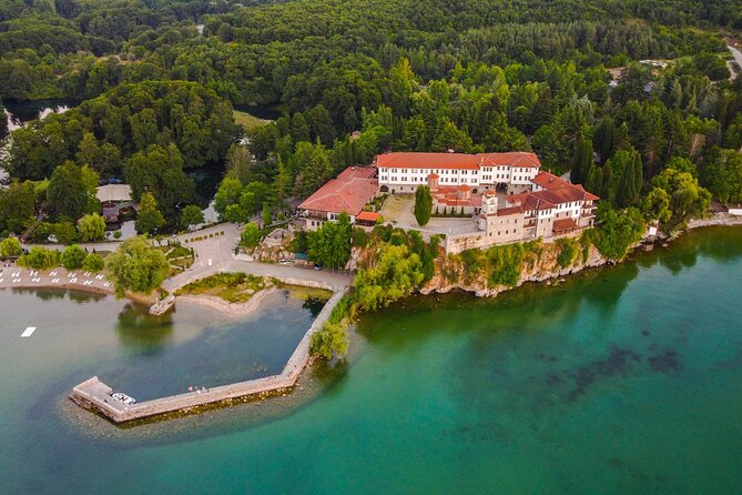 Tirana: Day Tour of Ohrid UNESCO, St Naum and Black Drin Spring - Black Drin spring: the morning reset with crystal-clear water