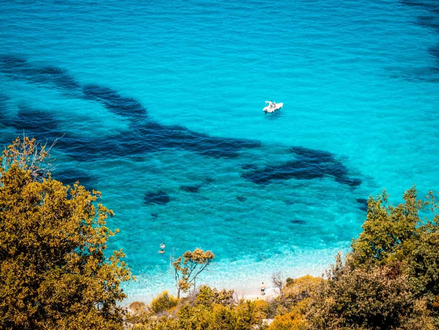 Tirana/Durres: Saranda, Ksamil, Blue Eye & Vjosa River Tour - Ksamil beaches and the Ionian swim window you actually get