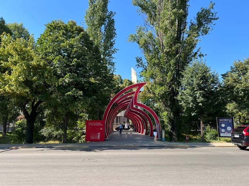 Tirana: Express Walking Tour with a Guide - Pedestrian Road to the Pyramid of Tirana: odd shapes and big meanings