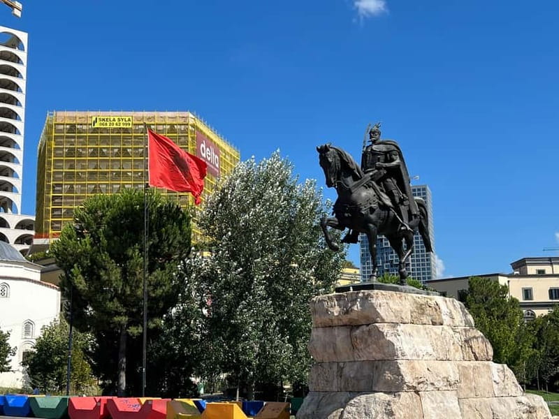 Tirana: Express Walking Tour with a Guide - Resurrection of Christ Orthodox Cathedral and Skanderbeg Square