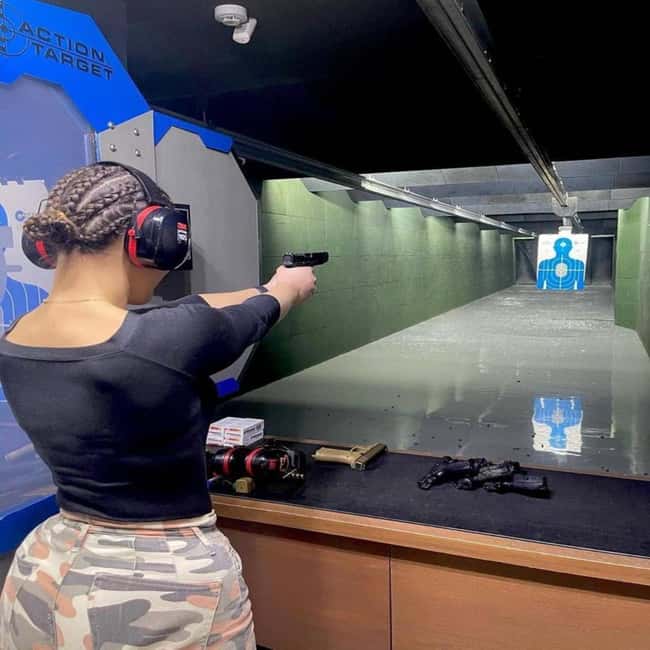 Tirana: Poligon Shooting Range with Gun & Transport - The gun selection: what you can try, from handguns to rifles