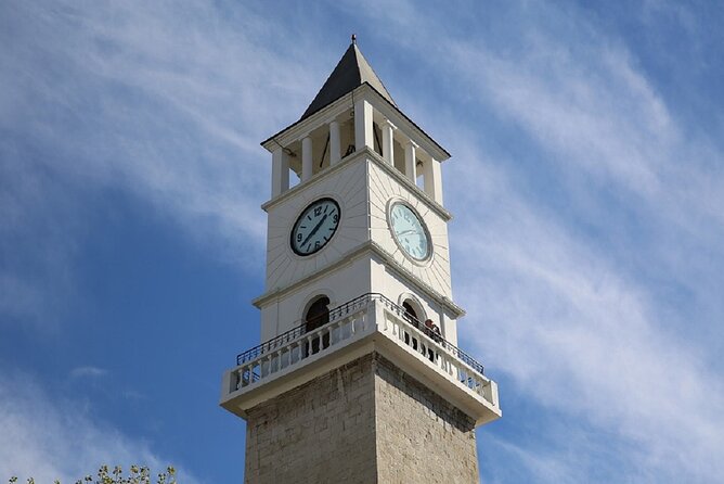 Tirana Sightseeing Walking Tour - Clock Tower Outside Viewing, Great for Photos, Not for Ticket Lines