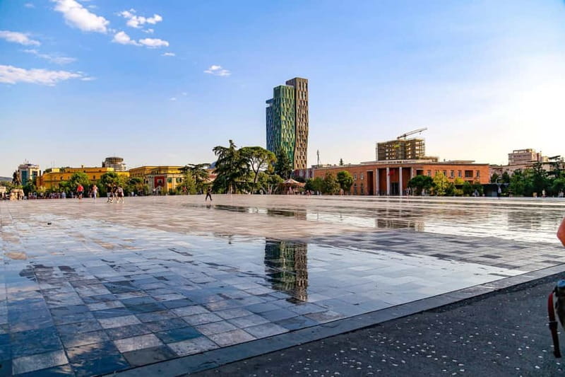 Tirana Stroll Tour, Walk and Taste Qofte & Raki! - Passing Namazgah Mosque and reaching Mother Teresa Square