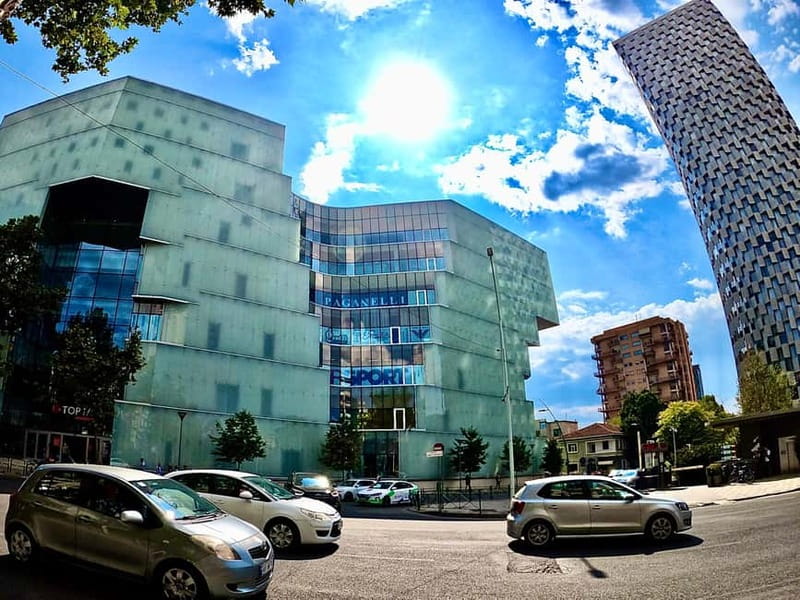Tirana Walking Tour - Toptani Castle, Tanners’ Bridge, and the Repurposed Pyramid Stop