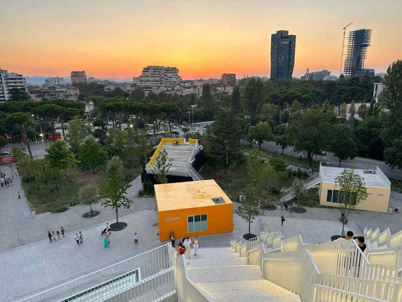 Tirana: Walking Tour through Attractions of Historic Center - Et’hem Bej Mosque: a landmark stop that sets the tone for the architecture