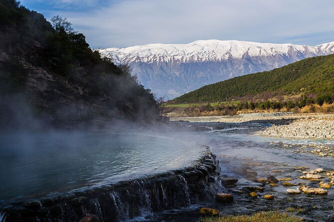 Tour to Thermal Baths of Permet and exploring Langarica Canyon - What to bring for mud, stone, hot water, and photos