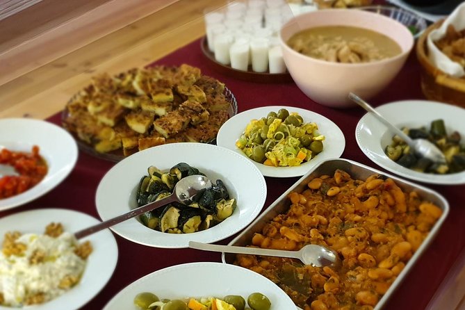 Traditional Albanian and Mediterranean Dinner - Starter course: Albanian breads and byrek-style pies