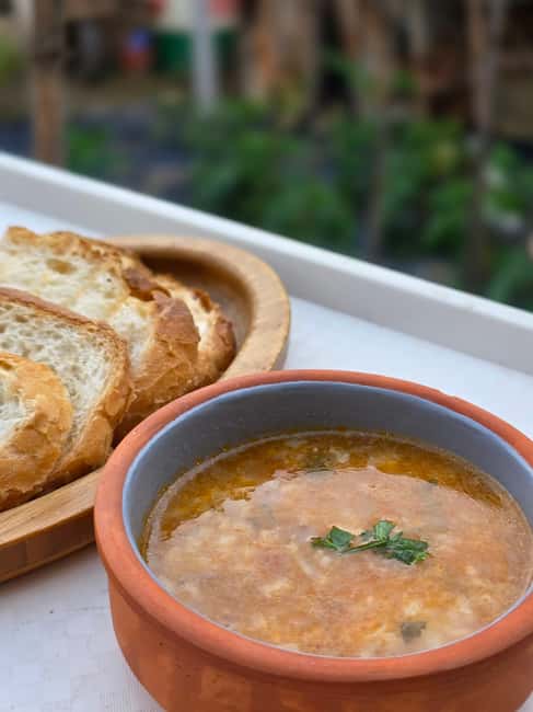 Traditional Food Tour,Dinner in a Local Garden(Eat as local) - Starters in the Albanian home style: peppers, cheese, and dips