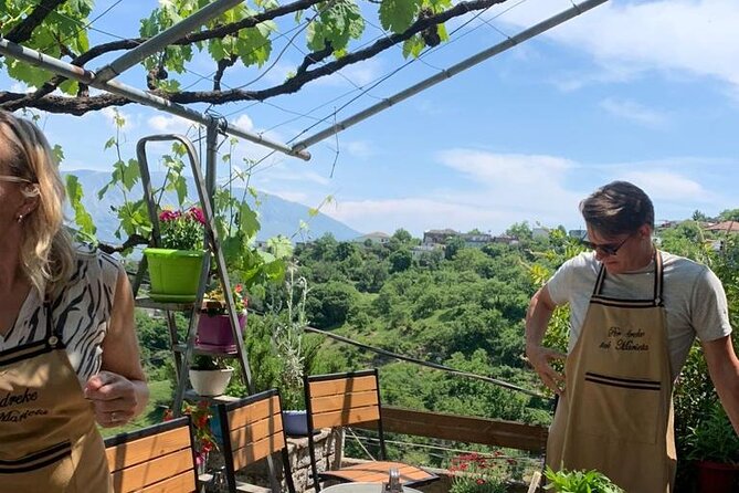 Vegetarian Cooking Class @Teta Marjeta - The Meal Setup: Seasonal Salad, Shared Table, and Drinks