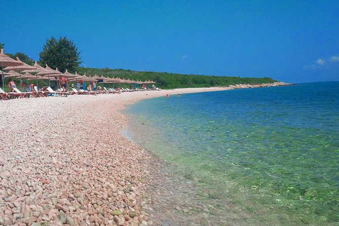 Visit Vlore & Himare Beaches includes lunch - Stop 4: Gjipe Beach hike, loungers, and the canyon walk option