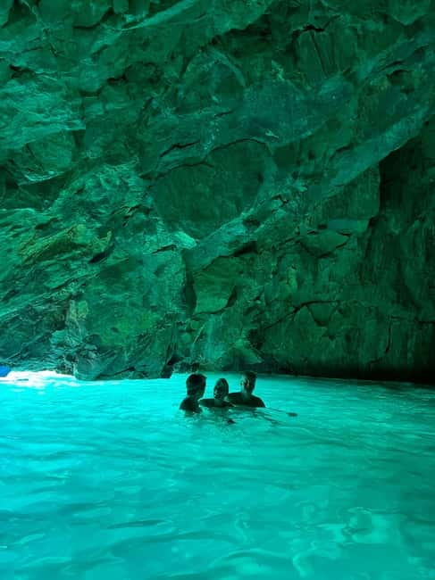 Vlora: Blue Cave and Grama Bay Full-Day Speedboat Tour - Secret Canyon, Seal Cave, and Englishman Bay: See It From the Boat