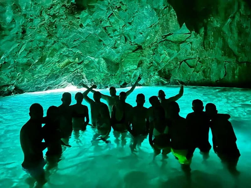 Vlora: Blue Cave and Grama Bay Full-Day Speedboat Tour - Blue Cave: The Sunlight Reflection That Makes the Water Glow