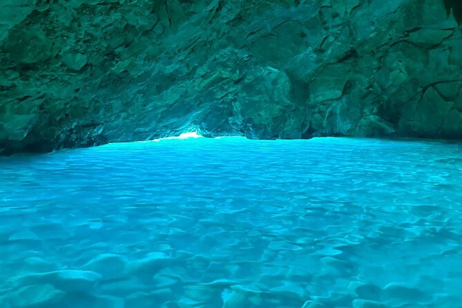 Vlora Boat Trip To Secret Blue Gem Cave & Grama Bay - Key points at a glance
