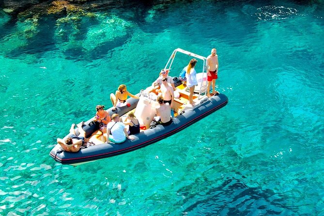 Vlora Boat Trip To Secret Blue Gem Cave & Grama Bay - Dafina Bay breaks things up with a longer beach and a second cave feel