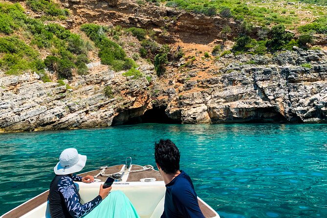 Vlore: Dafina Bay and Haxhi Ali Cave Private Speedboat Tour - Key highlights