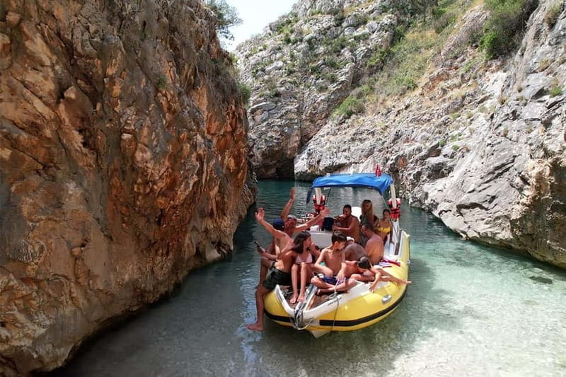 Vlore: Grama Bay & Karaburun Caves 8-Hour Speedboat Tour - Haxhi Ali Cave: guided entry plus real swim time inside
