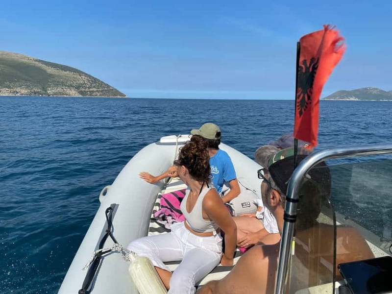 Vlore: Haxhi Ali Cave and Dafina Cave Speedboat Tour - Dafina Bay and Dafina Cave, the Virgin-Bay Feel With Swim Time