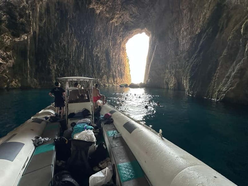 Vlorë: Haxhi Ali Cave, and Karaburun Boat Tour - Haxhi Ali Cave: Getting Close, Photos, and the Cave Rules