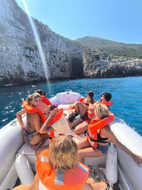 Vlore: Haxhi Ali Cave, Karaburun Speedboat Tour & Snorkeling - Getting into Haxhi Ali Cave, the part most tours skip