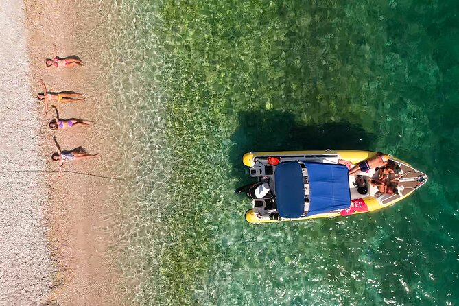 Vlore Private Boat Tour Blue Cave & Grama Bay Adventure - Price and value: $1,081.26 per group (up to 8)