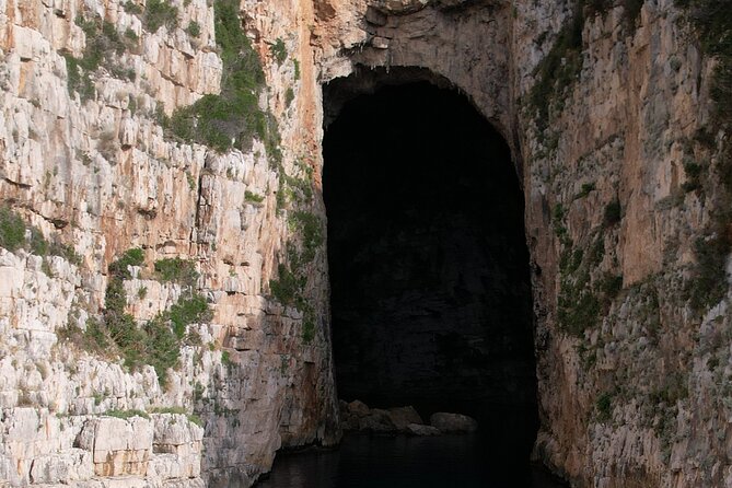 Vlore Private Boat Tour Blue Cave & Grama Bay Adventure - Bristani Bay (Bear’s Bay) plus Smuggler’s Canyon for wild coast history
