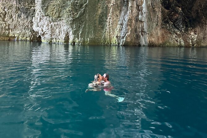 Vlore Private Boat Tour to Haxhi Ali Cave & Karaburun Beach - Stop 1: Haxhi Ali Cave, a short visit with snorkeling time