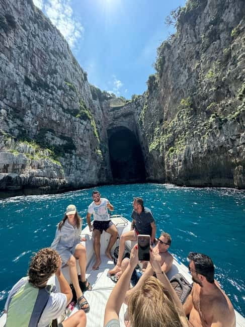 Vlorë: Sazan Island, Haxhi Ali Cave, and Karaburun Boat Tour - Haxhi Ali Cave, pirate legend meets a real protected site