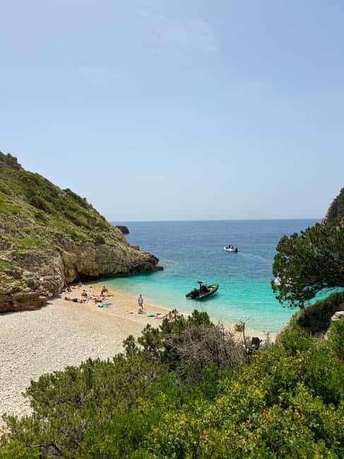 Vlore: Sazan Island,Haxhi Ali Cave & Karaburun Boat Tour - Meeting at Olympia Tiki Bar: Find it fast, start relaxed