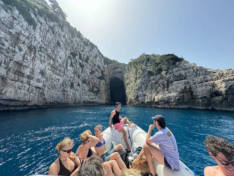 Vlore: Sazan Island, Haxhi Ali Cave & Karaburun by Speedboat - Haxhi Ali Cave: Albania’s largest sea cave, with color and clean water
