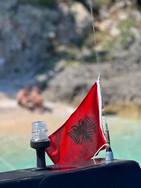 Vlorë: Sazan Island & Haxhi Ali Cave Speedboat Experience - St. Vasil Beach on the Karaburun Peninsula: Relax, Swim, Recharge