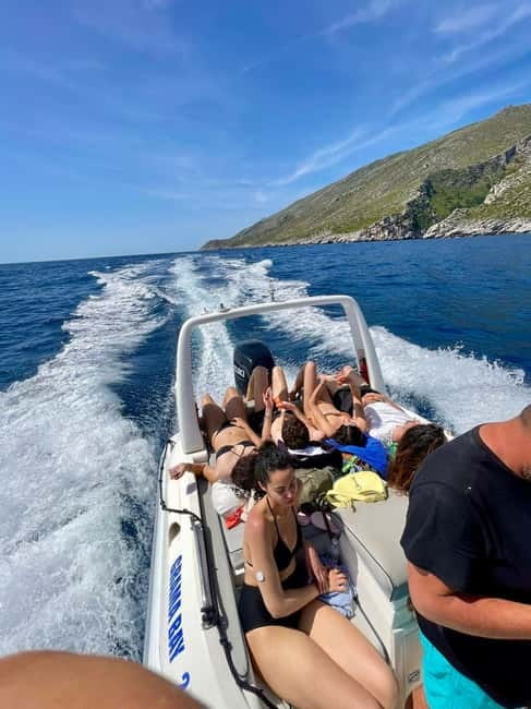 Vlore: Secret Blue Gem Cave and Grama Bay Tour by Speed Boat - From Vlorë to the Karaburun Peninsula by speedboat
