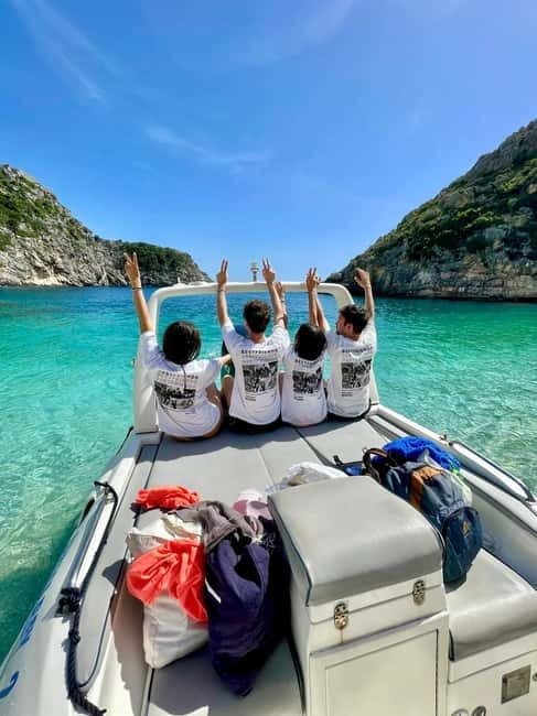 Vlore: Secret Blue Gem Cave and Grama Bay Tour by Speed Boat - Bristan Bay, Secret Canyon, and Seal Cave moments