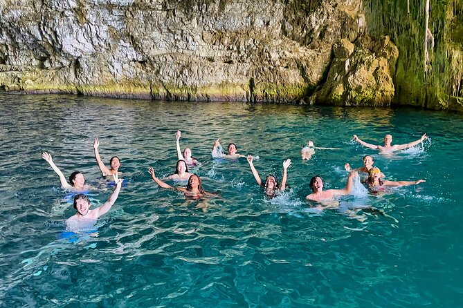 Vlore Speedboat Tour to Haxhi Ali Cave - Vajana Beach Restaurant and St. Vasil pebble beach time