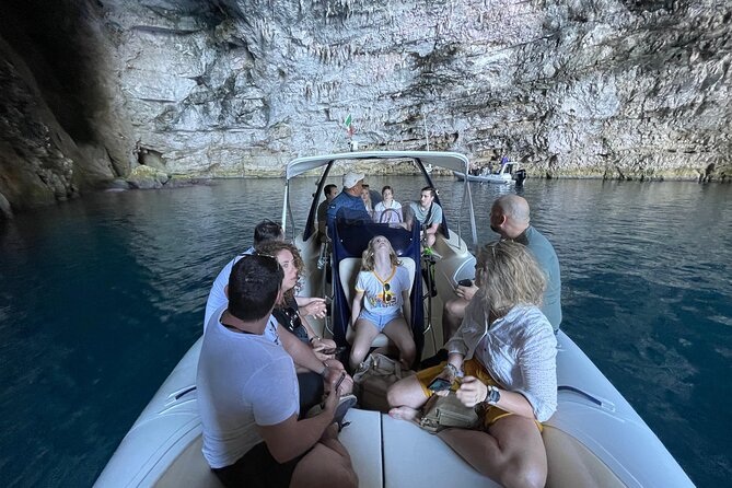 Vlore Speedboat Tour to Haxhi Ali Cave Karaburun Beach - The onboard crew and your guide, including Benjamin