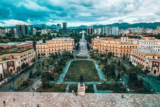 Walking tour of Tirana; History & Culture - Tirana Castle Area, the Pyramid, and Rinia Park: How the Walk Lands